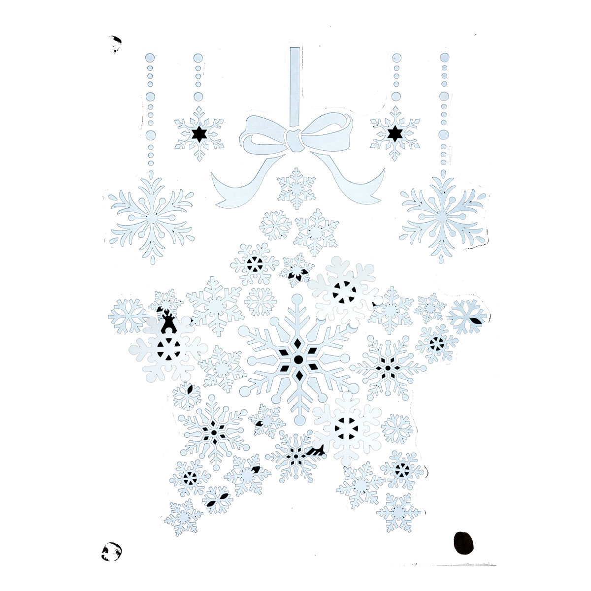 Sticker forme flocons – Atmosphera – 29 × 40 cm