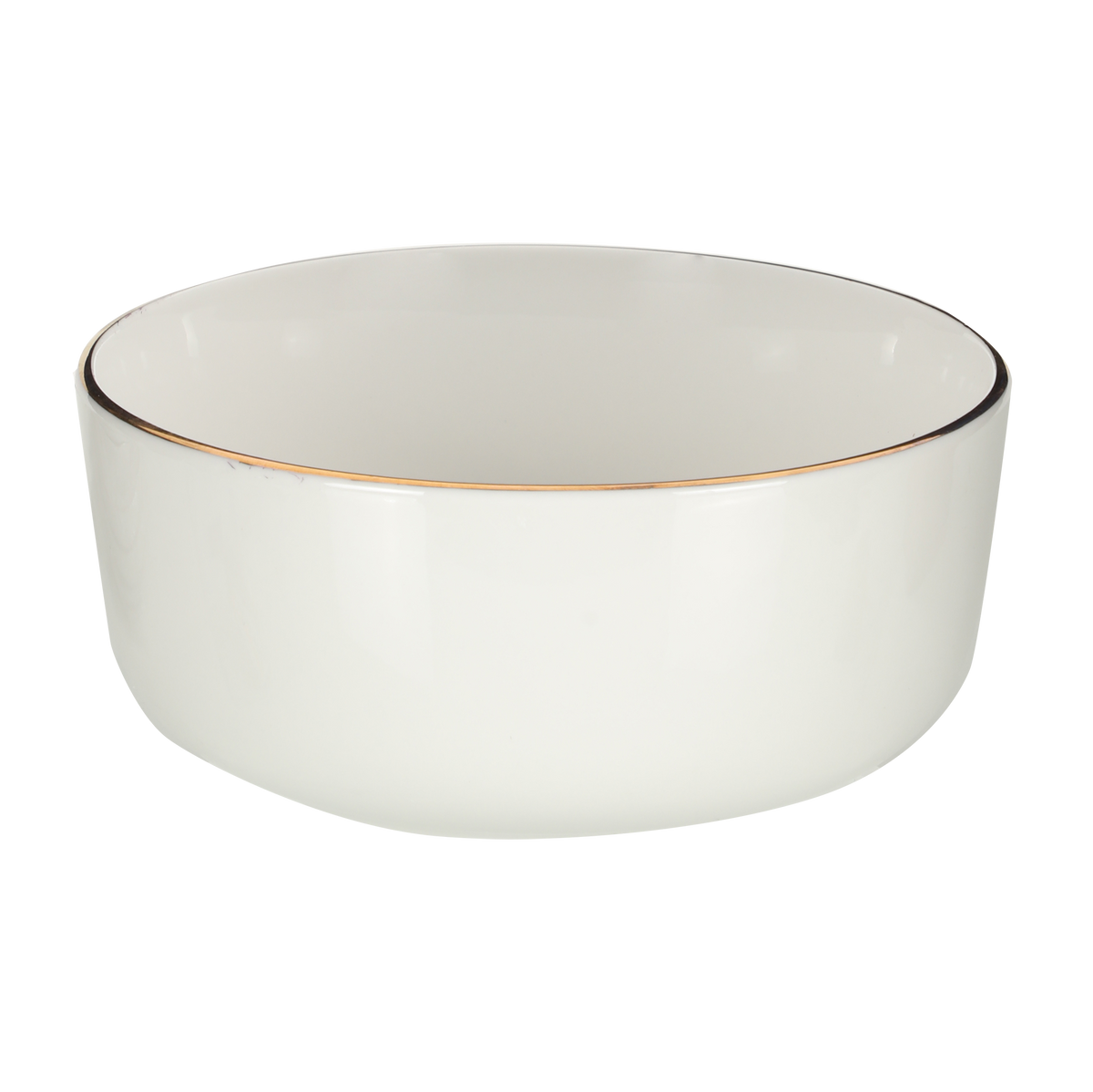 Coupelle en porcelaine bord doré