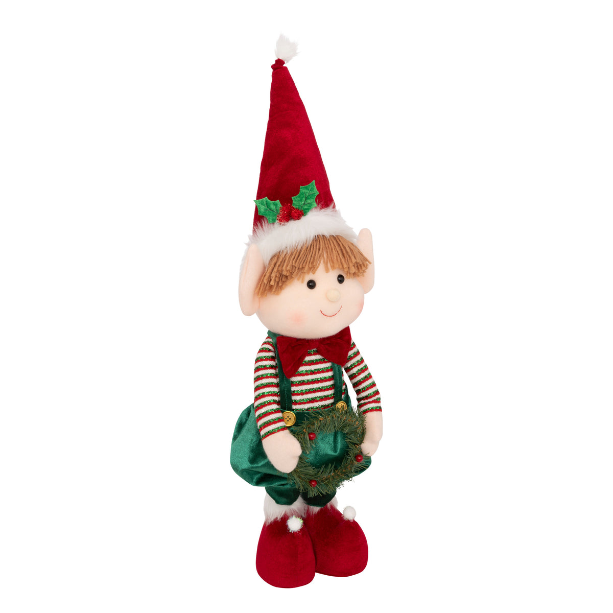 Lutin filou télescopique de Noël Atmosphera – H. 95 cm, 2 modèles assortis