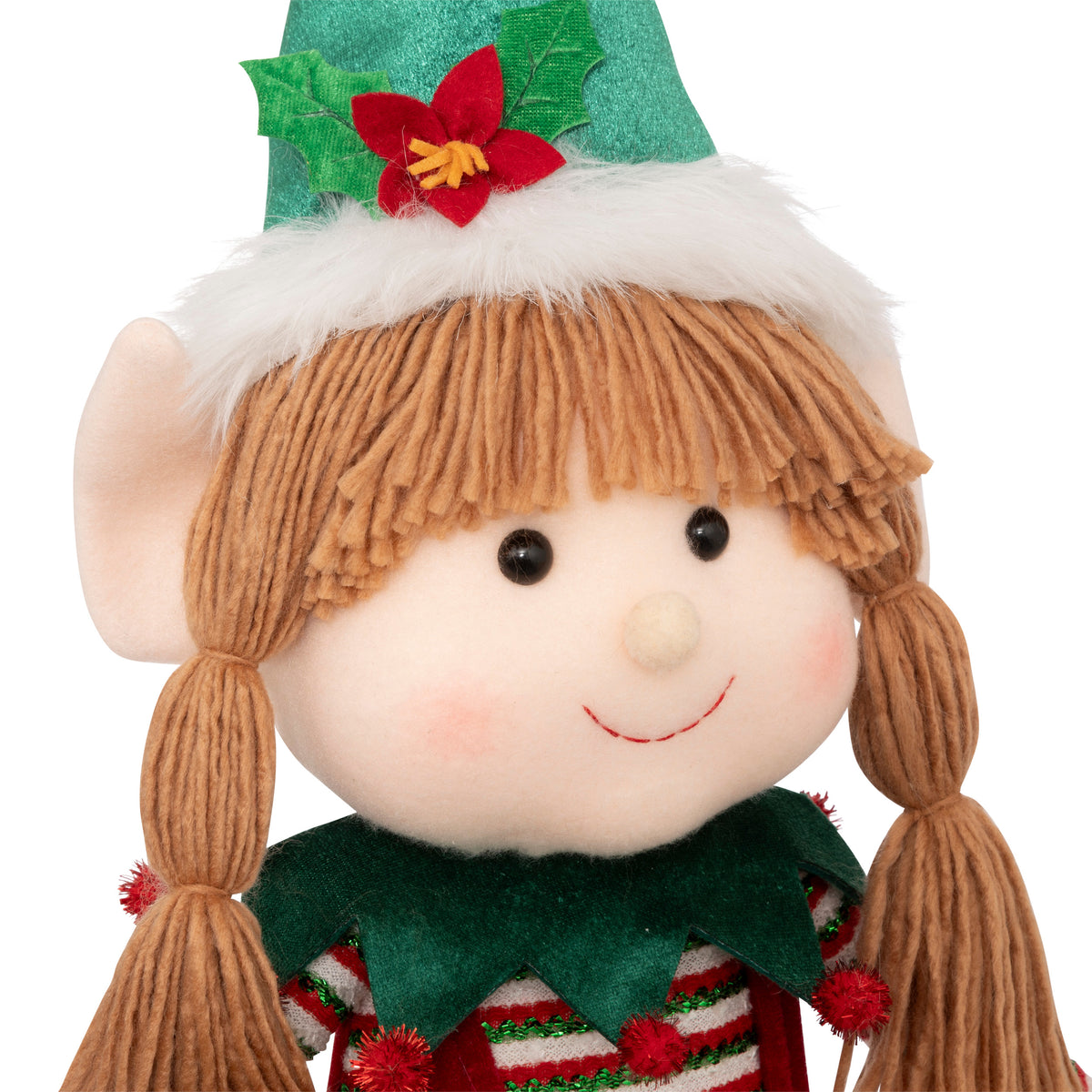 Lutin filou télescopique de Noël Atmosphera – H. 95 cm, 2 modèles assortis