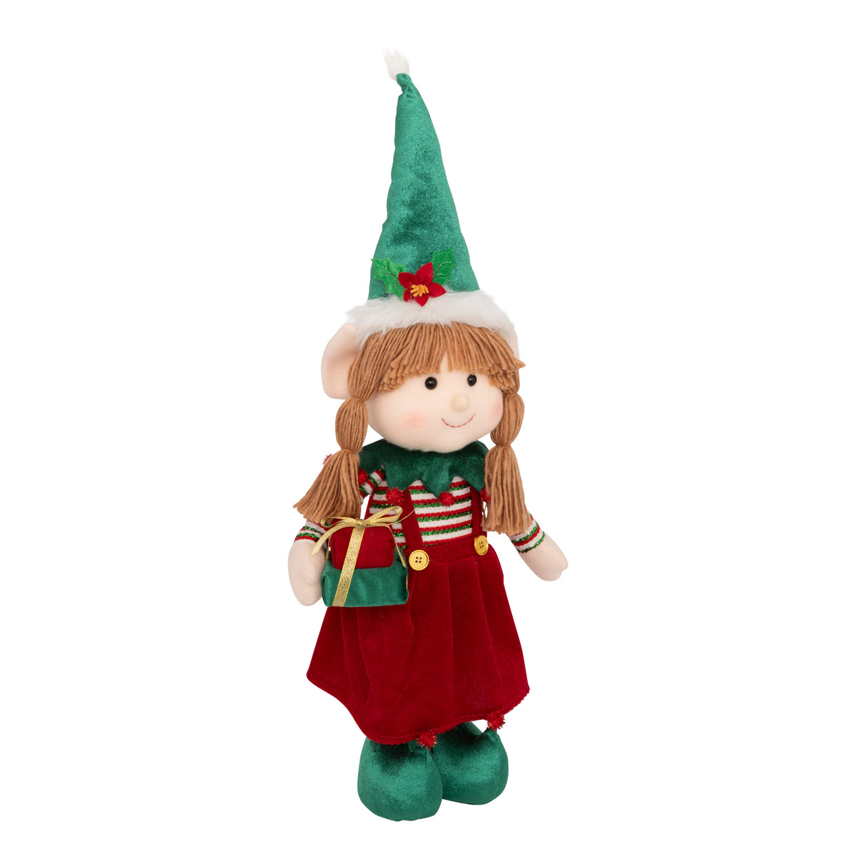 Lutin filou télescopique de Noël Atmosphera – H. 95 cm, 2 modèles assortis