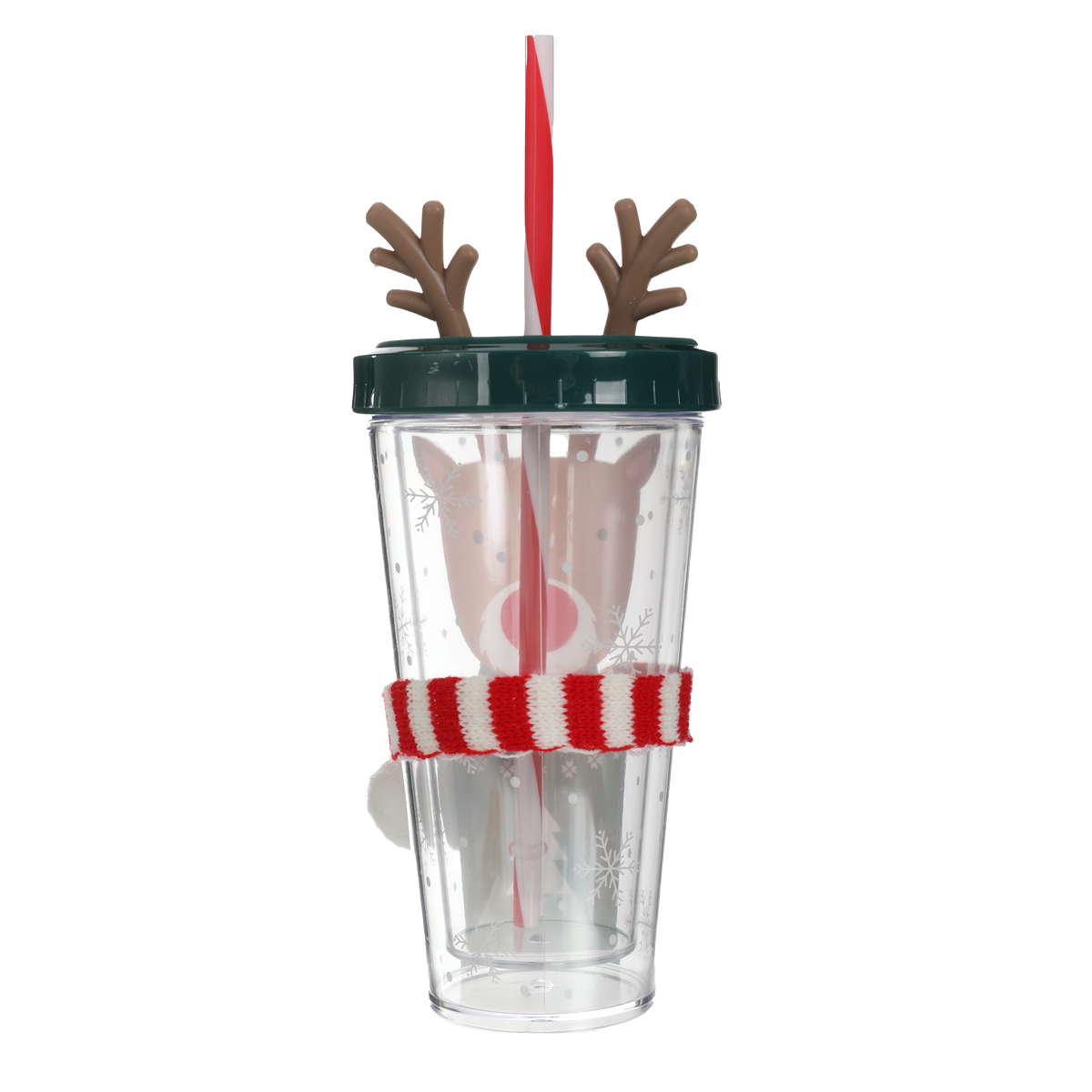 Mug de Noël avec paille