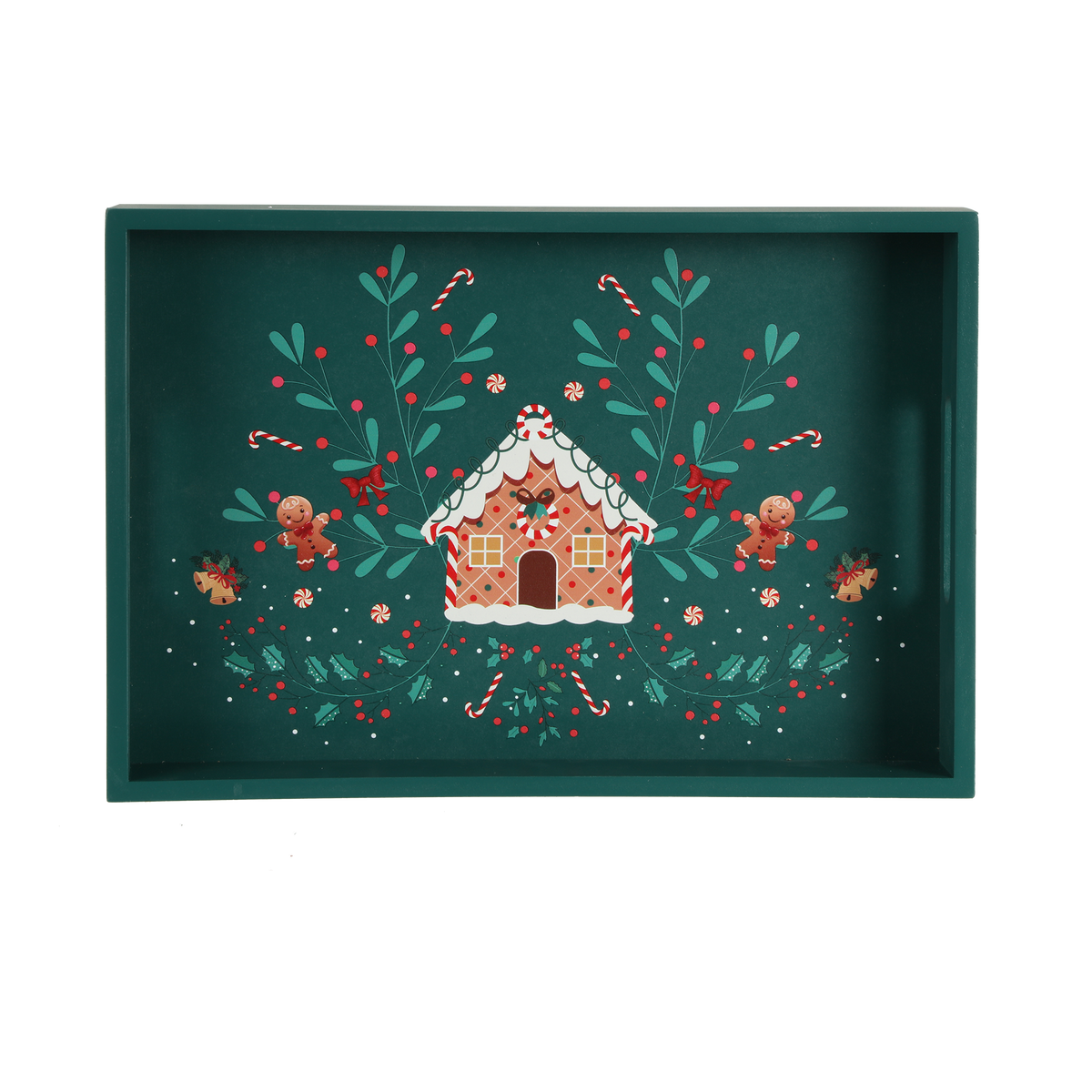 Plateau décoration chalet de Noël