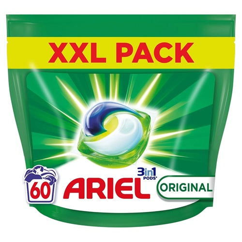 60 capsules lessive 4 en 1 original XXL pack