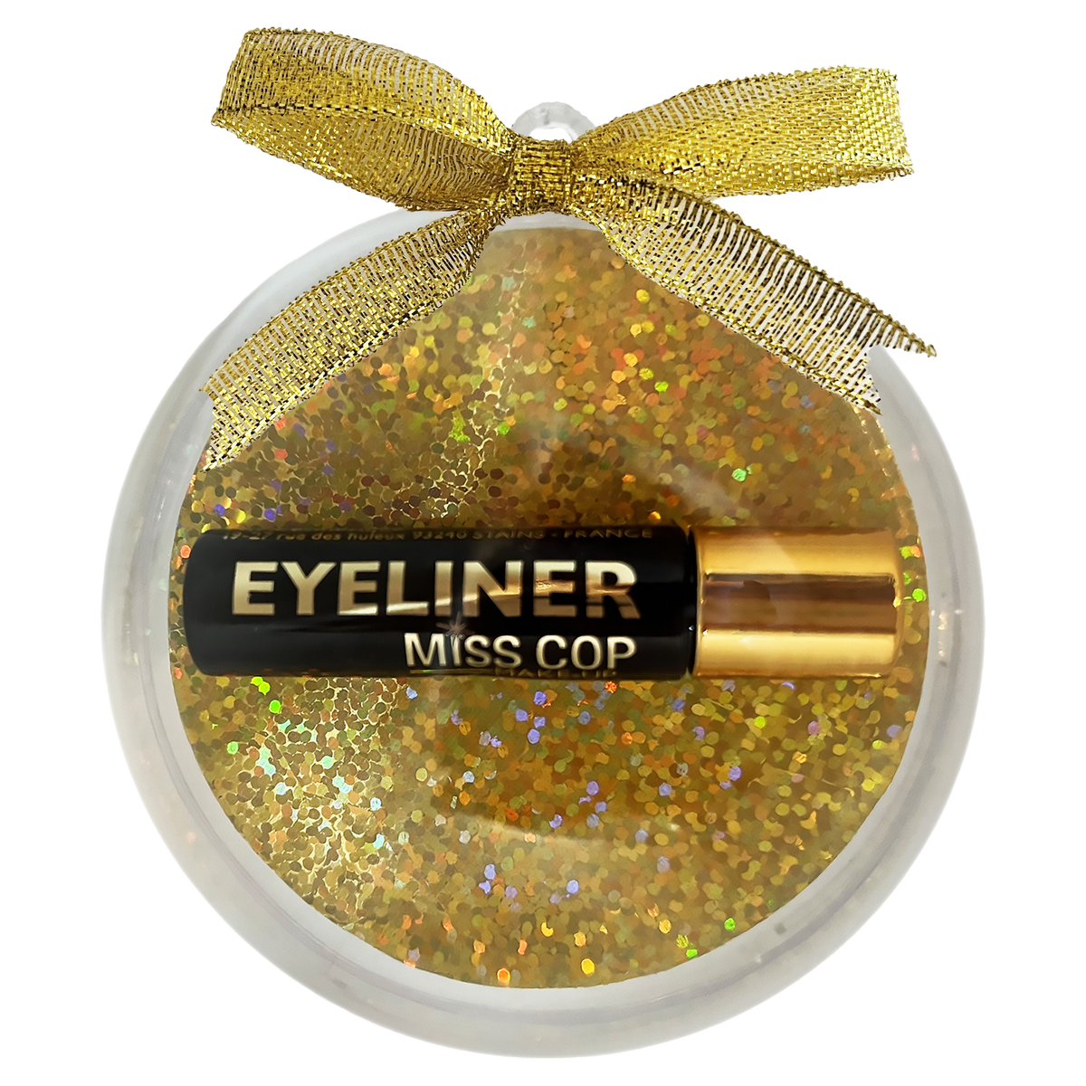 Boule de Noël eyeliner