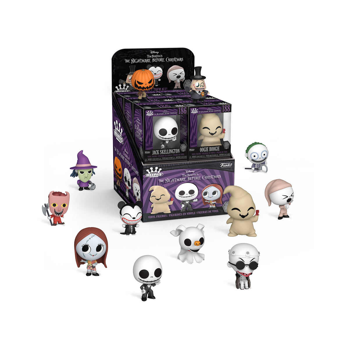 Mini vinyl figurines l'étrange Noël de monsieur Jack