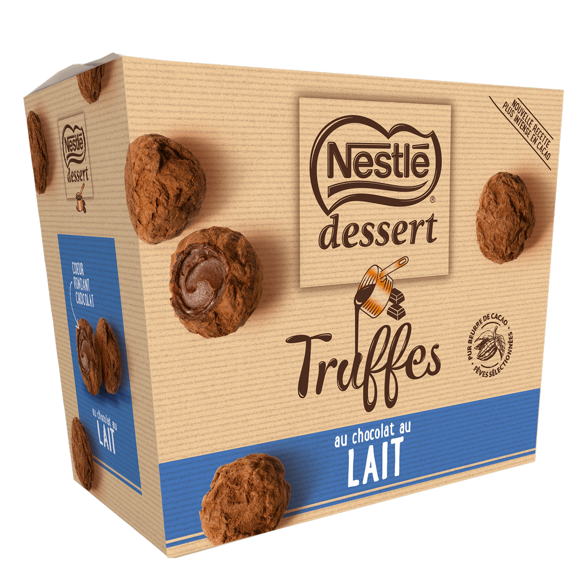 Boite de truffes chocolat au lait