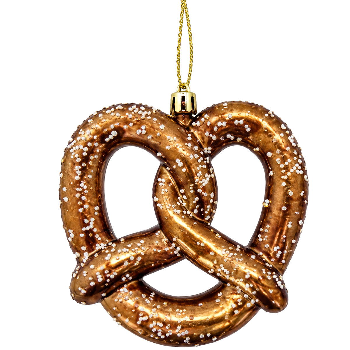 Suspension de Noël bretzel 10x10 cm
