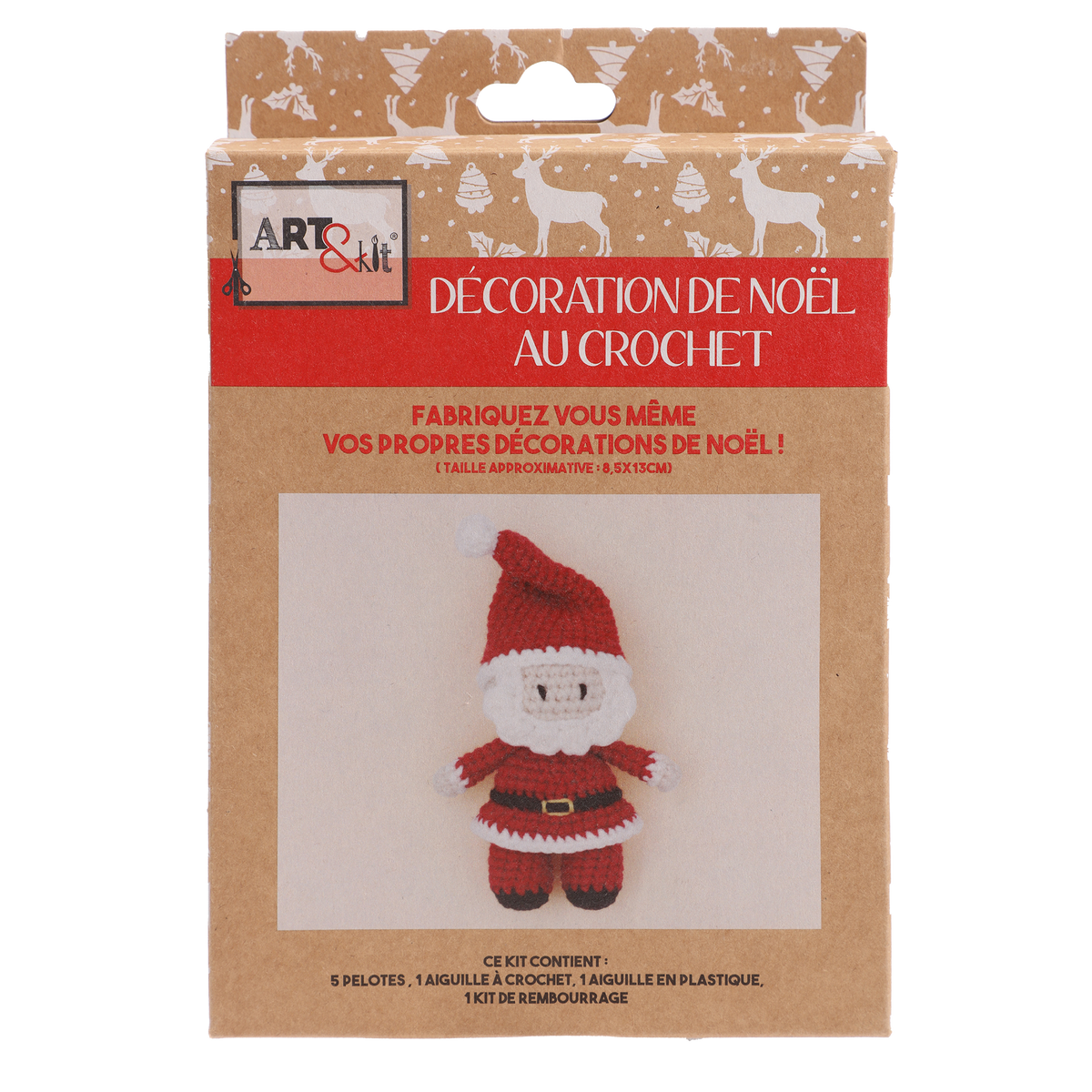 Kit crochet Noel  - Rouge