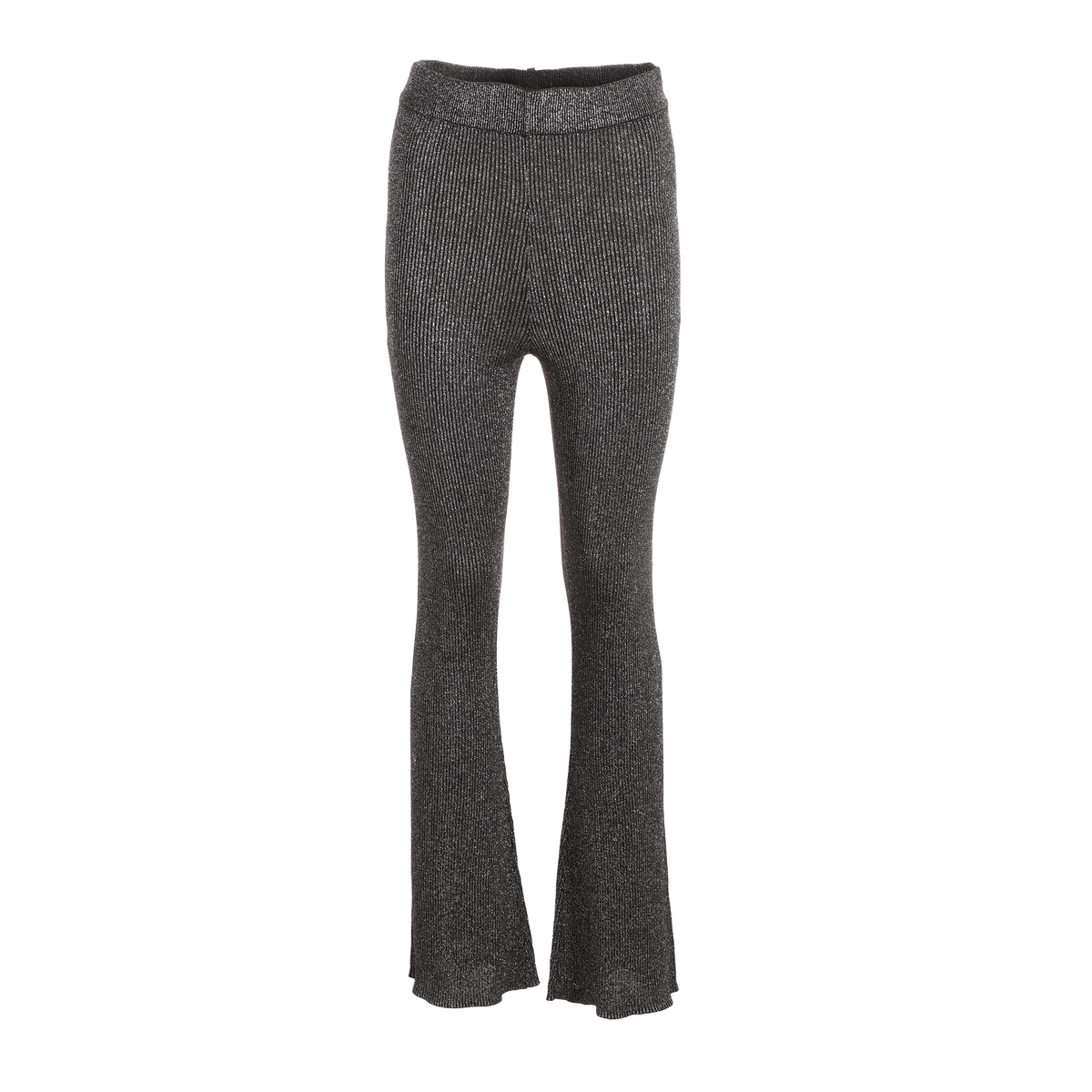 Pantalon en maille brillante argenté - Argent