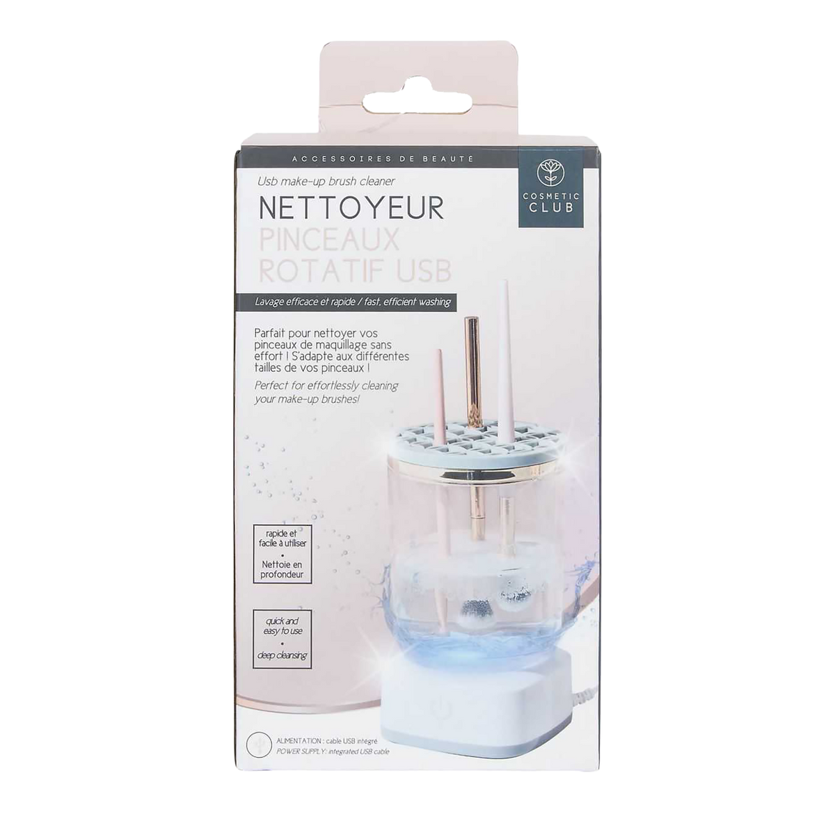 Nettoyeur à pinceaux auto rotatif
