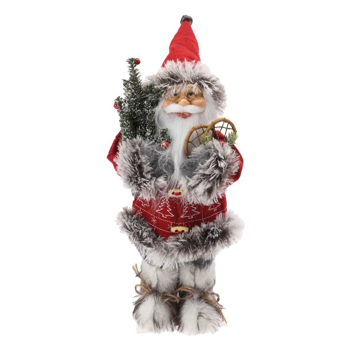 Décoration père-noël 40cm - Vert