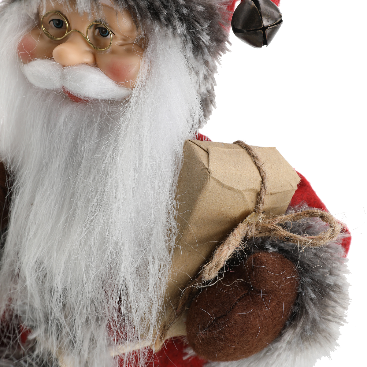 Décoration père-noël 40cm - Rouge