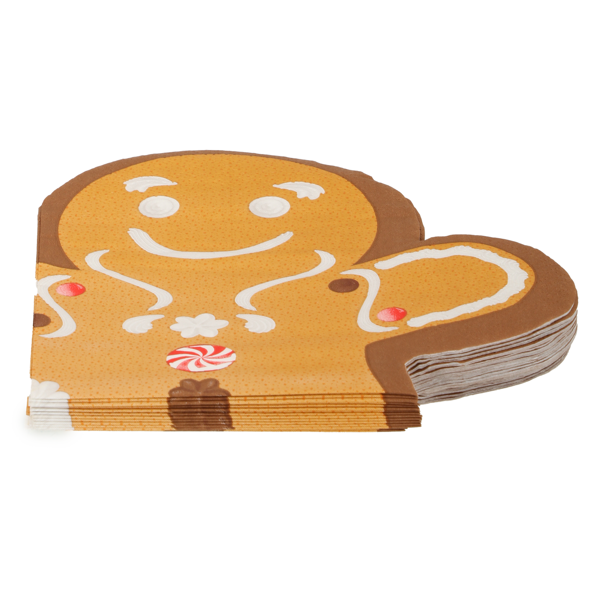 20 serviettes de Noël - Marron