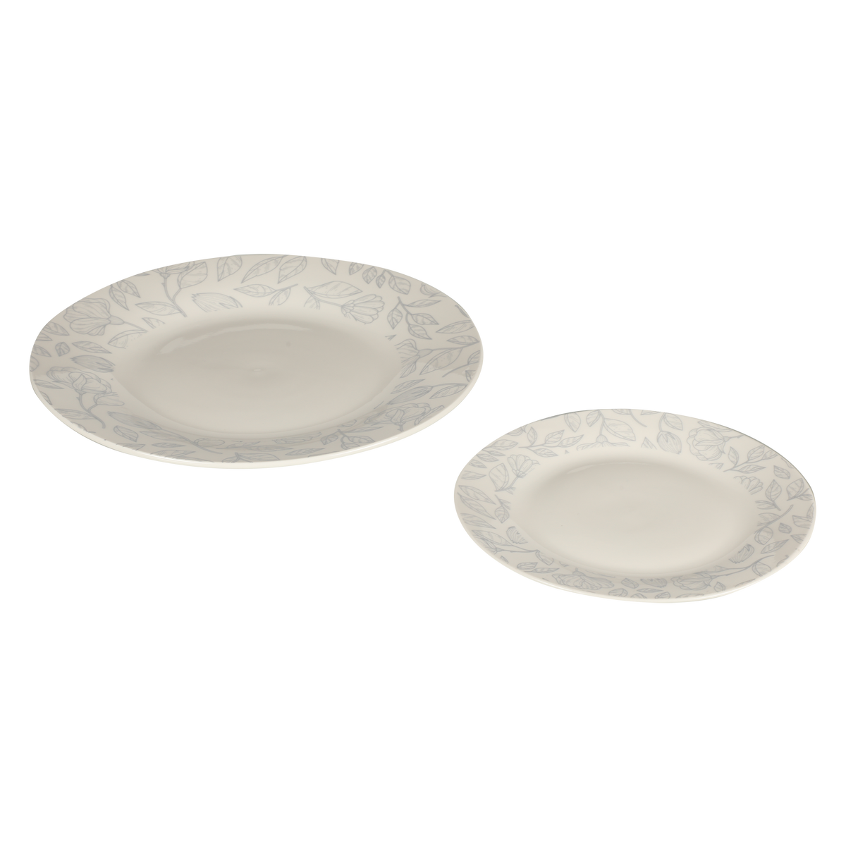 Service en porcelaine 12 pièces - Blanc