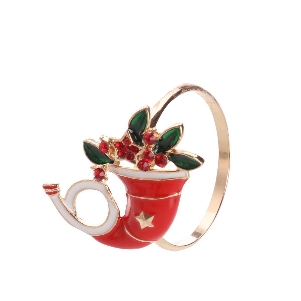 4 ronds de serviette de Noël