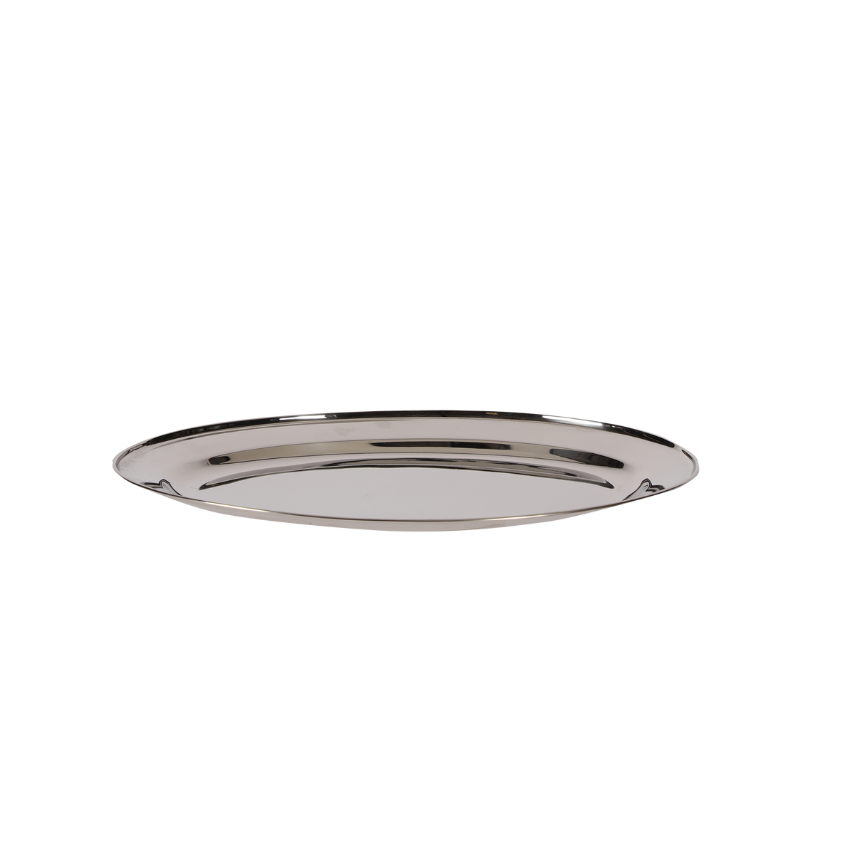 Plat de présentation oval en inox