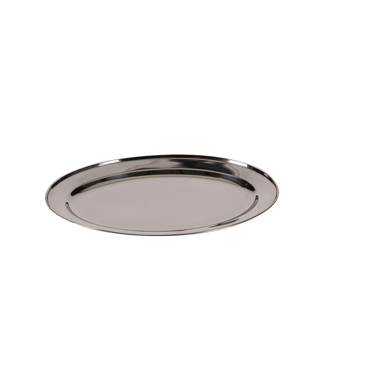 Plat de présentation oval en inox