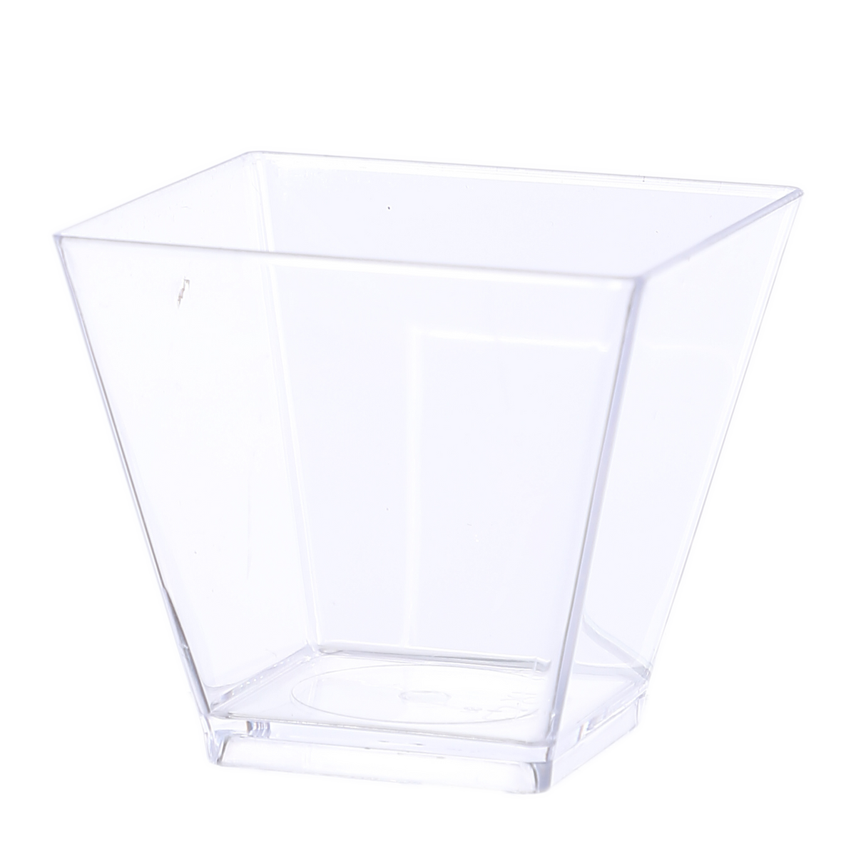 Lot de 24 verrines carrées transparentes 5x 5x4,5 cm