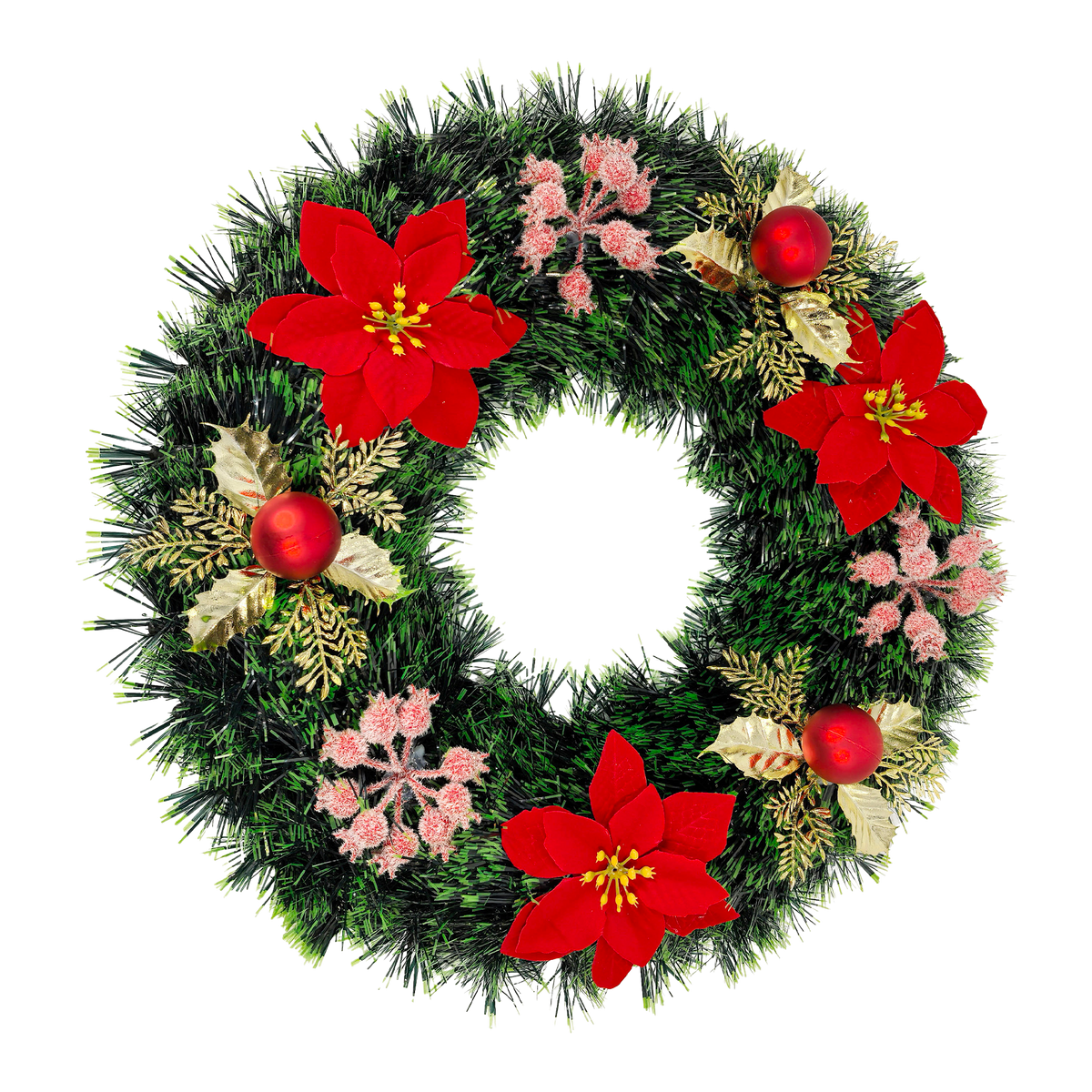 Couronne de Noël décorative 45 cm