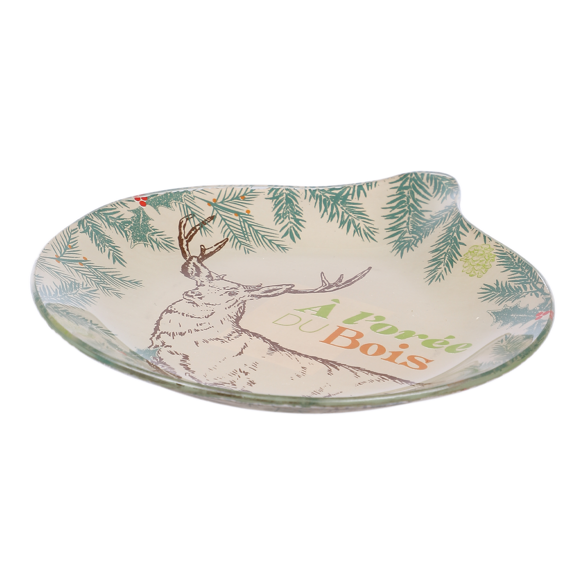 Plat boule de Noël - Vert