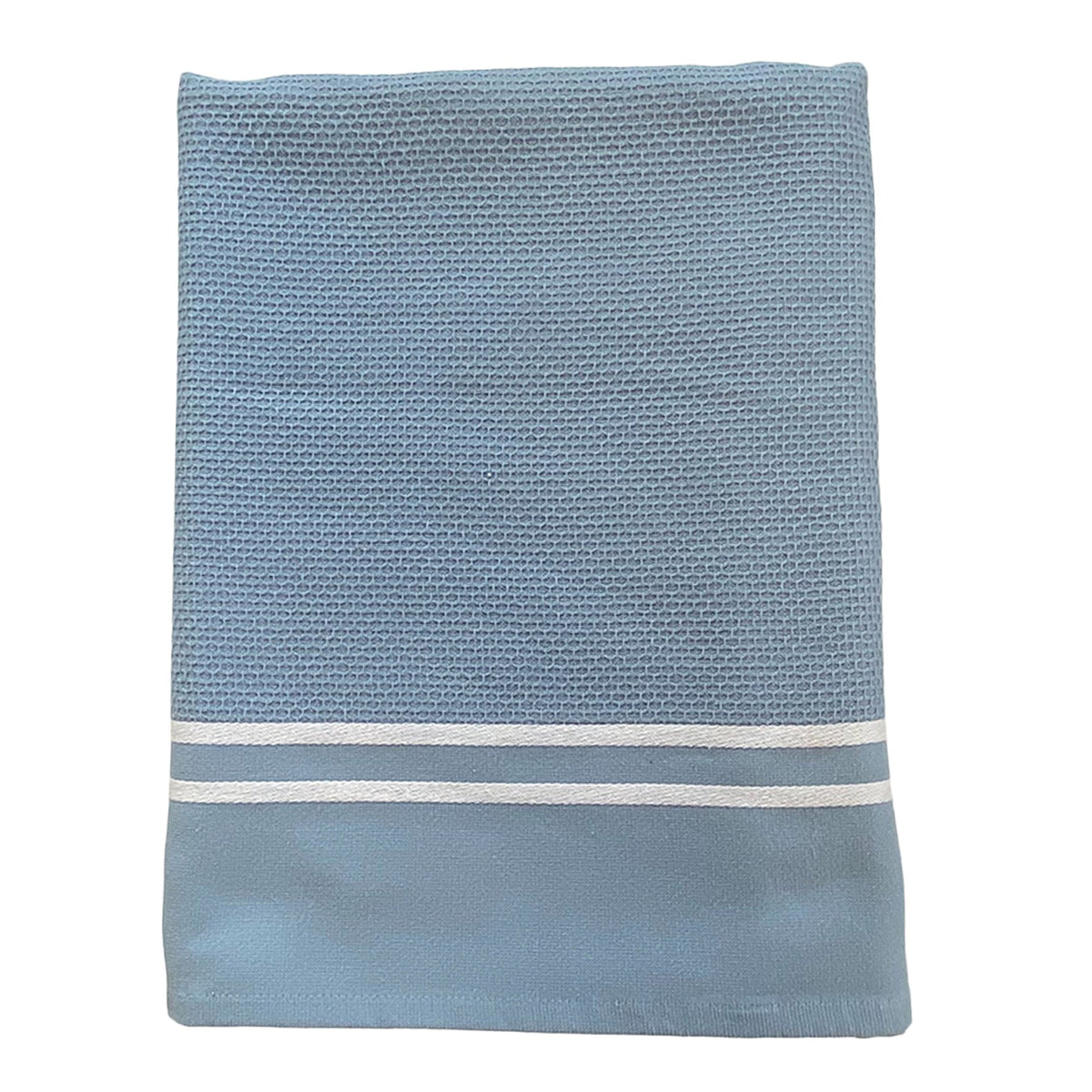 Foutah de plage dos éponge 90x170cm - Bleu clair