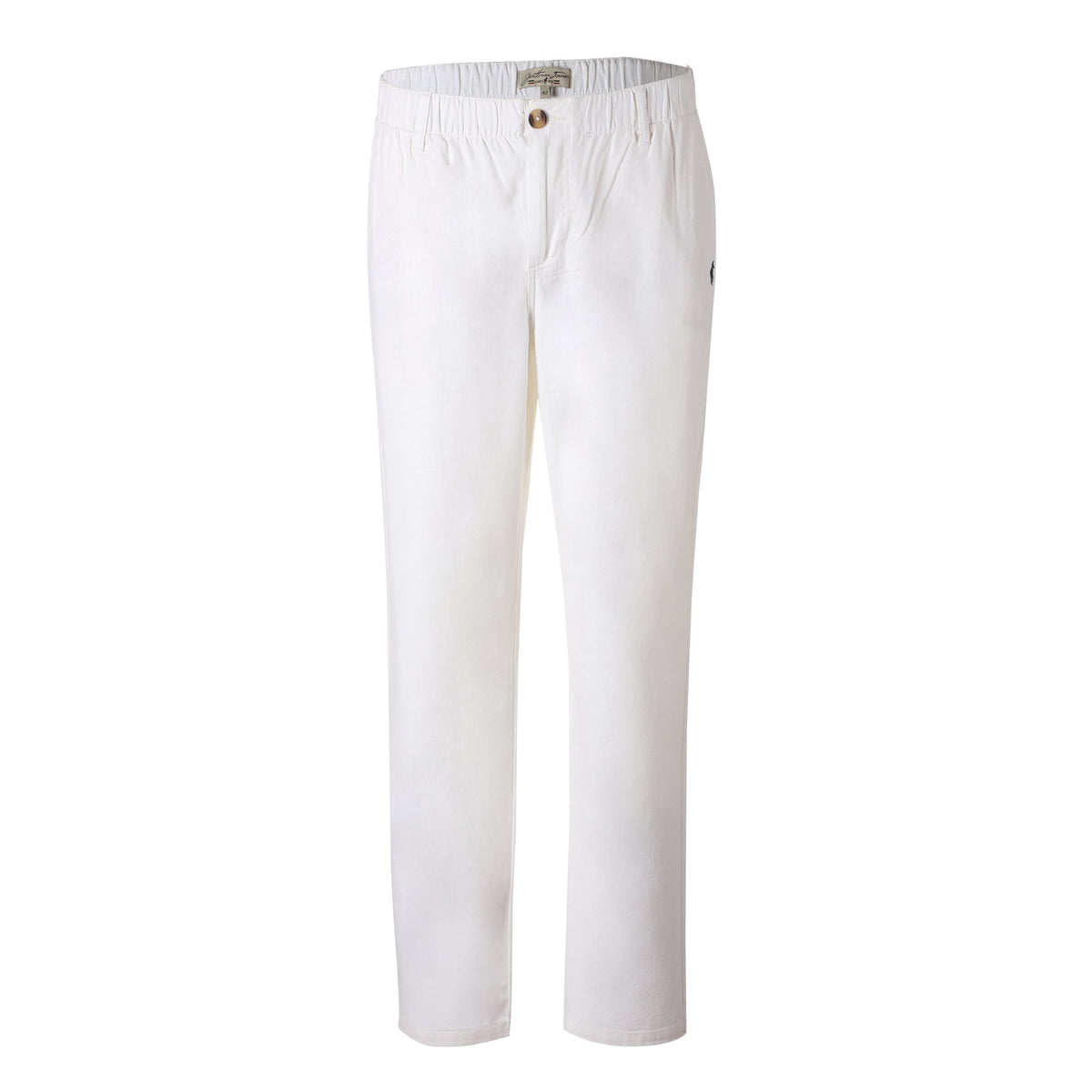 Pantalon avec broderie - Blanc